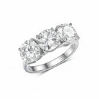 Diamant 6CTW IGI Lab Diamond Ring – top view of lab diamond
