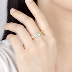 Céleste Moissanite Band Ring