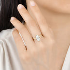 Étoile Diamond Solitaire Ring – rose gold variant