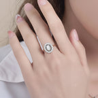 Dualité Moissanite Contrast Ring – side profile detail