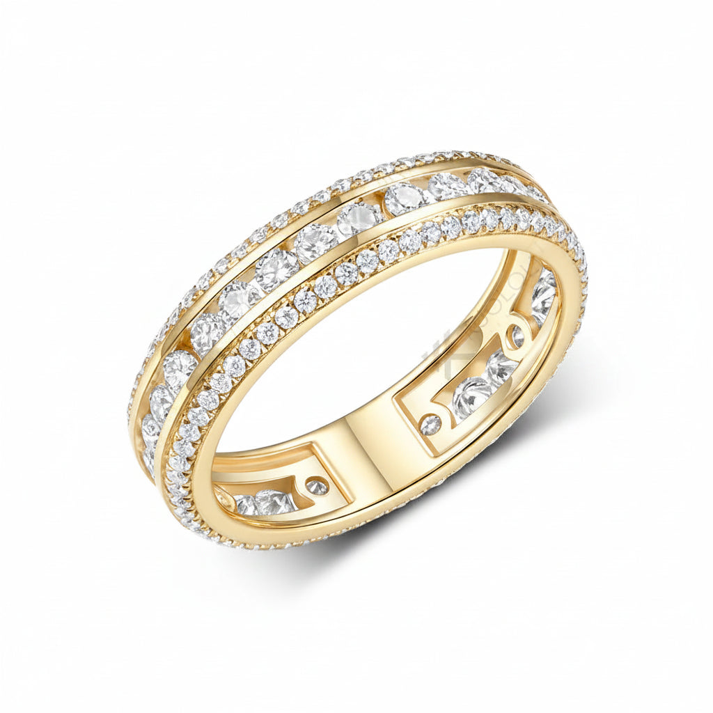 Céleste Moissanite Band Ring