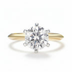 Solitaire 1.5CT IGI Lab Grown Diamond Ring – 1.5CT IGI lab diamond solitaire in solid gold by Lunara
