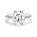 Sakura Moissanite Bloom Ring – sakura flower cut moissanite in solid gold by Lunara