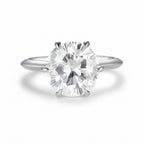 Sakura Moissanite Bloom Ring – sakura flower cut moissanite in solid gold by Lunara