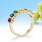 Arc-en-Ciel Rainbow Sapphire Ring – rose gold setting