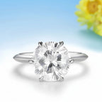Sakura Moissanite Bloom Ring – white gold option