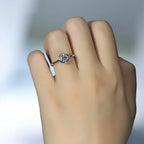Clarté Bezel Moissanite Ring