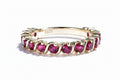 Rosée Ruby Band Ring – lab ruby eternity band in solid gold by Lunara