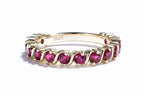 Rosée Ruby Band Ring – lab ruby eternity band in solid gold by Lunara