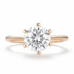Diamant Éternel IGI Diamond Ring – IGI certified lab grown diamond solitaire in solid gold by Lunara