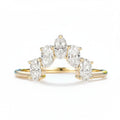 Aurore Oval Moissanite Ring – 1.5CTW oval moissanite in solid gold by Lunara
