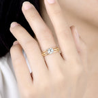 Diamant Coussin 1CT IGI Lab Grown Diamond Ring