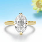 Ovale OMC Majestic 4.5CT Moissanite Ring