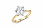 Solitaire 1.5CT IGI Lab Diamond Ring – yellow gold option