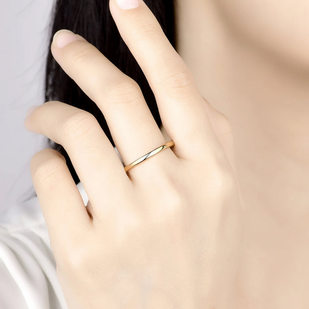 Secrète Sapphire Hidden Band Ring – white gold option