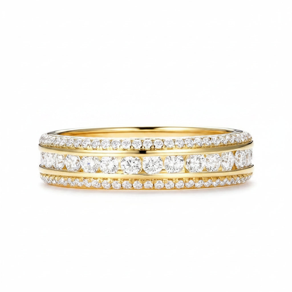Céleste Moissanite Band Ring
