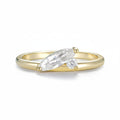 Coussin Oval Moissanite Ring – cushion oval moissanite in solid gold by Lunara