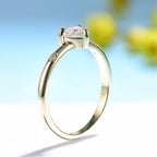 Trilliant 0.5CT Moissanite Ring