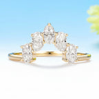 Aurore Oval Moissanite Ring – yellow gold variant