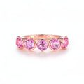 Rose Céleste Pink Sapphire Ring – lab-grown pink sapphire in solid gold by Lunara