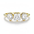 Princesse Band 1.8CTW Moissanite Ring – princess cut moissanite band in solid gold by Lunara