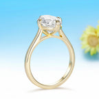 Ovale OMC Majestic 4.5CT Moissanite Ring