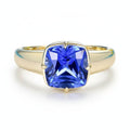 Azura Sapphire Moissanite Ring